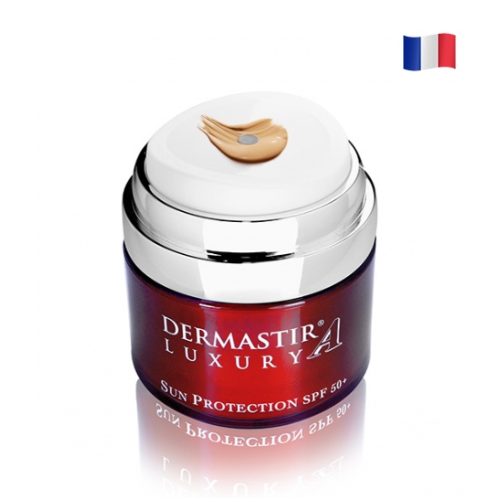 Dermastir Luxury – Sun Protection SPF50+ PA+++ Тонированный солнцезащитный флюид для лица с фильтрами для продолжительного действия.